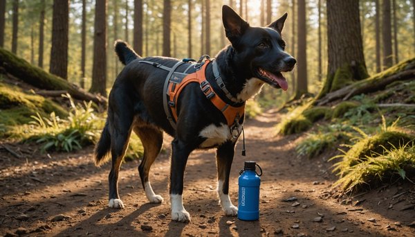 Gourde de randonnée pour chien : l'hydratation en toute aventure